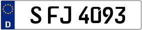 Truck License Plate